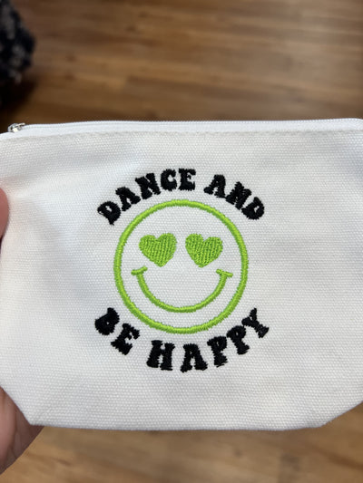 Dance and Be Happy Accessories Pouch