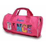 Canvas 14" DANCE Barrel Bag with Embroidery (DB240)