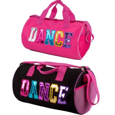 Canvas 14" DANCE Barrel Bag with Embroidery (DB240)