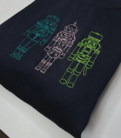 Embroidered Nutcracker Sweatshirt