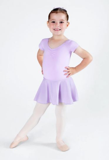 Ages 5+ Ballet Violets/Tap/Jazz: CL07 Florence Leotard with Skirt