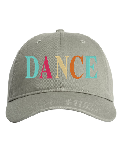 Multi-color DANCE embroidered Hat